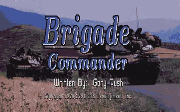 Brigade Commander_Disk1 screen shot title